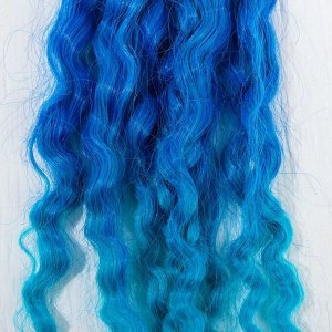 Волосы - тресс для кукол «Волны» длина волос: 25 см, ширина: 100 см, №LSA039
