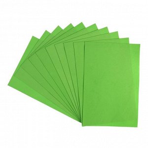 Фоамиран 1 мм, 20х30 см (набор 10 листов) BK043 зелёный