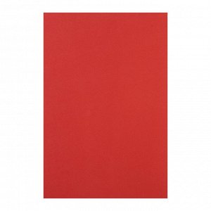Фоамиран 1 мм, 20х30 см (набор 10 листов) BK002 красный
