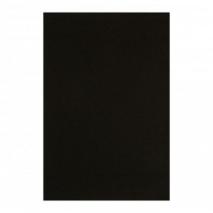 Фоамиран 1 мм, 20х30 см (набор 10 листов) BK040 чёрный