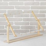 Пяльцы-рамка для вышивания, 40 * 60 см, с подставкой, цвет светлое дерево