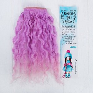 Волосы - тресс для кукол «Волны» длина волос: 25 см, ширина: 100 см, №LSA024