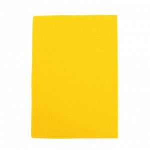Фетр Soft жёлтый, мягкий, 1 мм, 10 листов