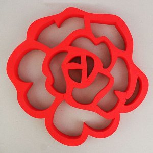 Декор из пенопласта "Роза ажурная", 50 х 5 см