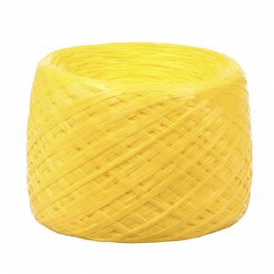Пряжа "Для вязания мочалок" 100% полипропилен 450м/120гр (жёлтый)