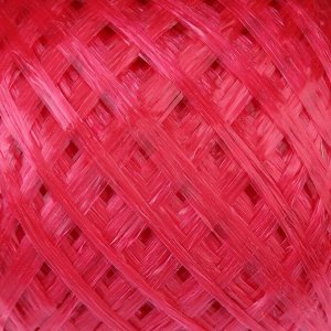 Пряжа "Для вязания мочалок" 100% полипропилен 450м/120гр (малина)