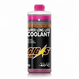 Антифриз GIGAS SUPER LONG LIFE COOLANT -40 PINK, розовый, 1л, арт. SLLC-40P001