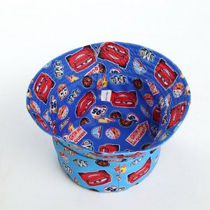 Панама детская для мальчика, двухсторонняя, размер 52-54 Тачки
