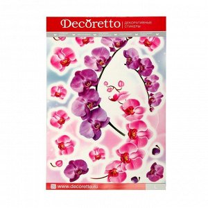 Наклейки Decoretto "Веточка орхидеи" 35х50 см