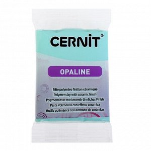 Полимерная глина запекаемая 56г Cernit Opaline с эффектом фарфора 640 зелён мята CE0880056