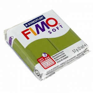 Пластика - полимерная глина FIMO soft, 57 г, оливковый