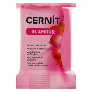 Полимерная глина запекаемая, Cernit Glamour с перламутровым эффектом, 56 г, фуксия, №922