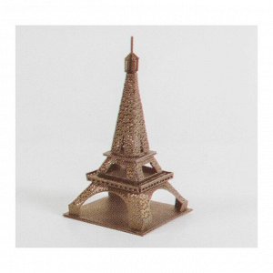 Модель 3D "Эйфелева башня" из бумаги с лазерной резкой