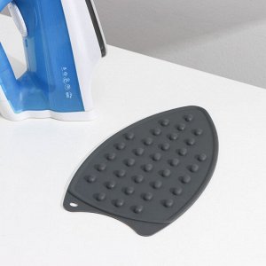 Подставка для утюга Доляна, силикон, 26,5×14 см, цвет зеленый