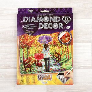 Набор для создания мозаики "Осеннее" DIAMOND DECOR, планшетка без рамки