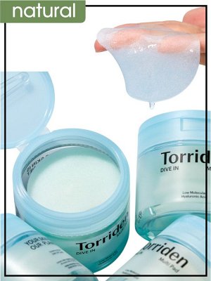 Тонер пэды для лица с гиалуроновой кислотой, 80 шт /  TORRIDEN Multi Pad Dive-In Low Molecule Hyaluronic Acid