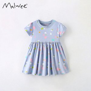 Платье с коротким рукавом MALWEEE