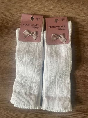 Белые гольфы для девочки