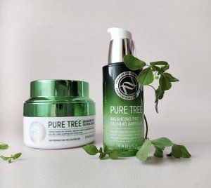 Enough Pure Tree Balancing Pro Calming Ampoule, 30ml - Успокаивающая сыворотка с экстрактом чайного дерева