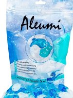 Капсулы для стирки ALEUMI Ocean Breeze 5в1 (Океанский Бриз), пакет 15гр*15шт. Высоконцентрированное средство с 8-кратной силой очищения. Смягчение ткани. Парфюмированный аромат.