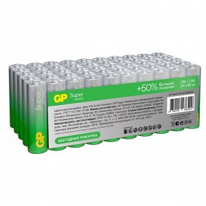 Батарейка 1шт. GP Super G-Tech AA (LR6) 15A алкалиновая, SB50