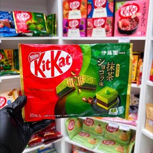 KitKat Matcha Chocolat 150g - Японский КитКат матча с шоколадом "тирамису". 10шт