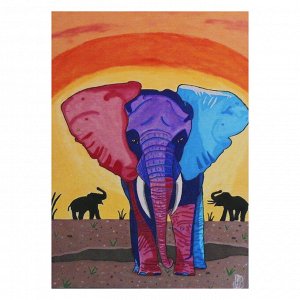Набор для творчества "Филигранный рисунок - слон"