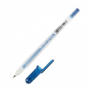 Ручка гелевая для декоративных работ Sakura Gelly Roll Metallic, 0.8 мм, сине-чёрный