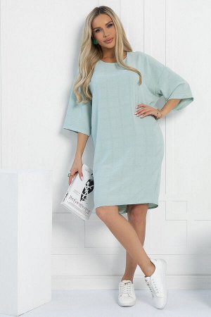 Платье футболка (мята) П13036-34М