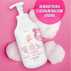 Пенка для душа Milana с экстрактом Хлопка и молочными протеинами 750мл