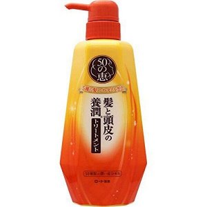 Питательный бальзам для роста и укрепления волос Rohto 50 Megumi Scalp and Hair Nourishment Treatment