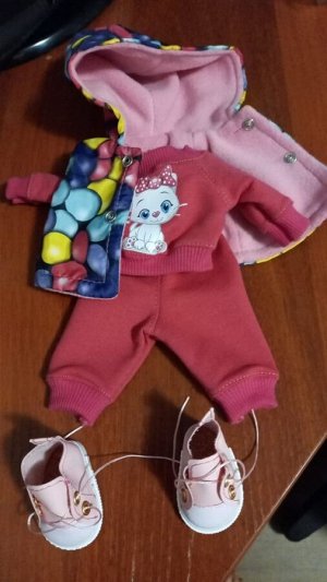Комплект на куклу Мию яркий