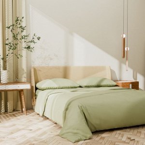 Постельное бельё LoveLife 2сп Young grass 175х215см, 200х225см, 50х70см-2шт, 100%хлопок, сатин, 125г/м
