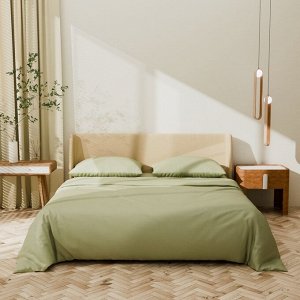 Постельное бельё LoveLife 2сп Young grass 175х215см, 200х225см, 50х70см-2шт, 100%хлопок, сатин, 125г/м