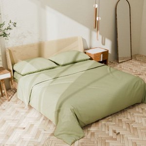 Постельное бельё LoveLife 2сп Young grass 175х215см, 200х225см, 50х70см-2шт, 100%хлопок, сатин, 125г/м