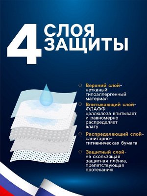 Пеленки впитывающие "ПИЖОН" для животных гелевые, 60 х 40 см, (в наборе 10 шт)