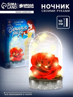 Ночник своими руками «Вечная роза», набор для творчества