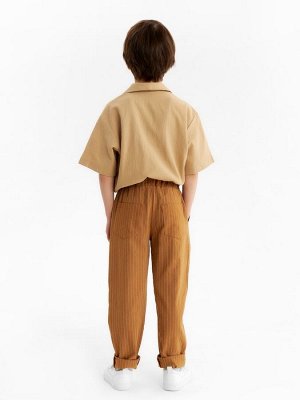 Брюки для мальчика KAFTAN, коричневые