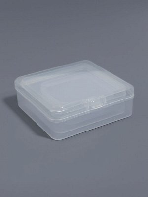 Набор баночек для мелочей, 3 шт., 8.1x2.6/7.2x2.5/5.2x2 см, прозрачный