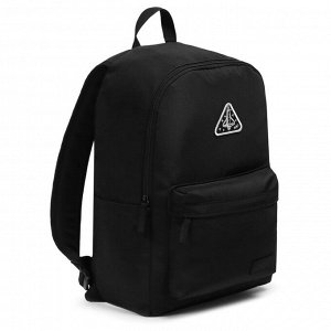 Рюкзак текстильный РОСКОСМОС х ONLYTOP, 42x28.5x14, с карманами, чёрный