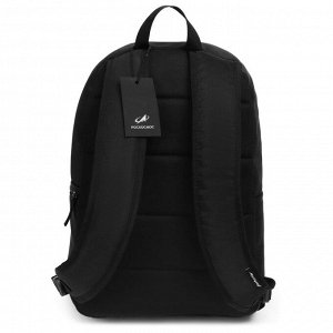 Рюкзак текстильный РОСКОСМОС х ONLYTOP, 42x28.5x14, с карманами, чёрный