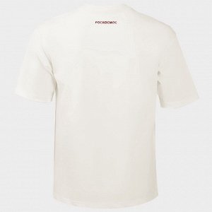 Футболка РОСКОСМОС х ONLYTOP, белая