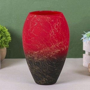 Ваза «Паутинка-1», средняя, 1.6 л, 20x13.5 см, стекло