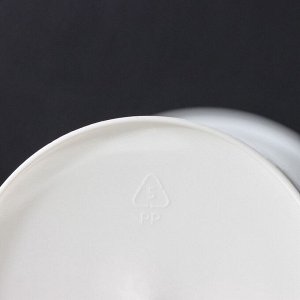 Ваза для цветов, d=11 см, h=26 см, белая