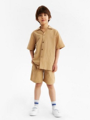 Костюм для мальчика (рубашка, шорты) KAFTAN 34 (122-128 см), бежевый
