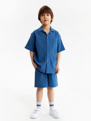 Костюм для мальчика (рубашка, шорты) KAFTAN 30 (98-104 см), синий