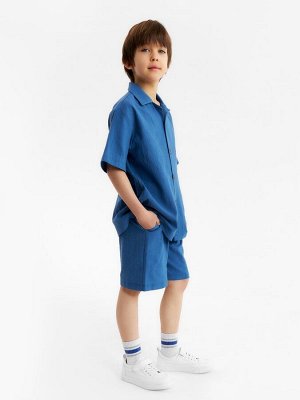Костюм для мальчика (рубашка, шорты) KAFTAN 30 (98-104 см), синий