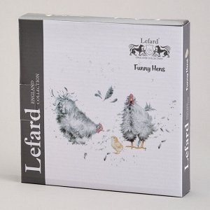БЛЮДО НА 6 ЯИЦ LEFARD ""FUNNY HENS"" 18*18*2,5 СМ