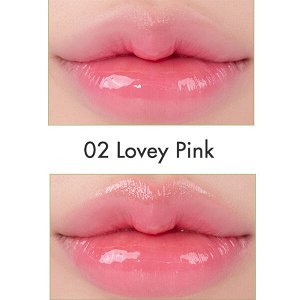 Тающий оттеночный бальзам для губ Rom&nd Glasting Melting Balm #02 Lovey Pink, 3.5г
