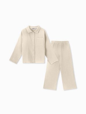 Пижама детская KAFTAN «Муслин», молочная